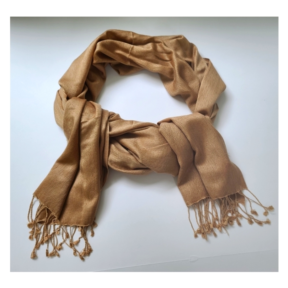 🔴SOLD🔴Silk Cashmere NEW Pashima Scarf Betsey Johnson Oversized Wrap w  80"